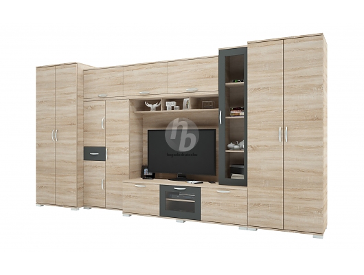 Modern szekrénysorok - Andorra bútorlapos szekrénysor